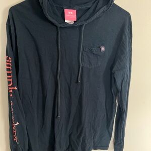 Simply Southern Navy Turtle Tag Hoodie